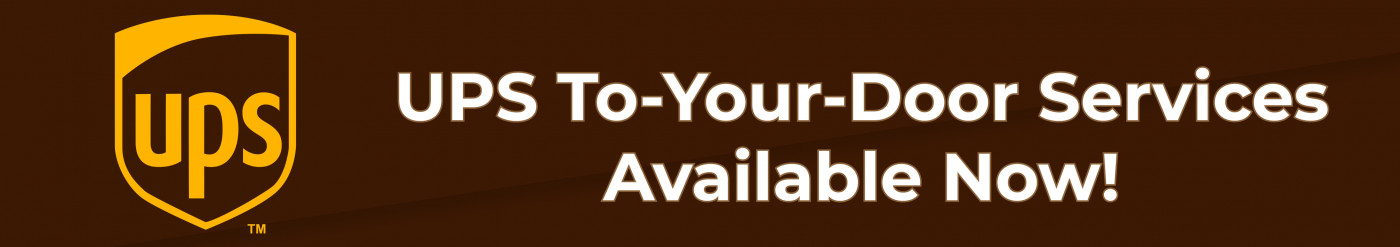 UPS To-Your-Door Services Available Now!