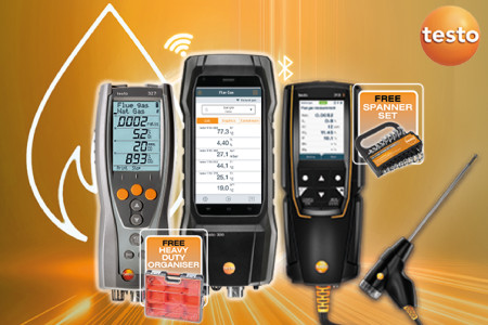 testo Flue Gas Analyser Free Gift Autumn Promotion!