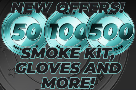 New Service Club Offers! Smoke Kit, Gloves and More with Bonus Tokens!