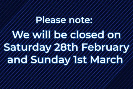 We will be closed on Saturday 28th February and Sunday 1st March 2026 for essential system upgrades