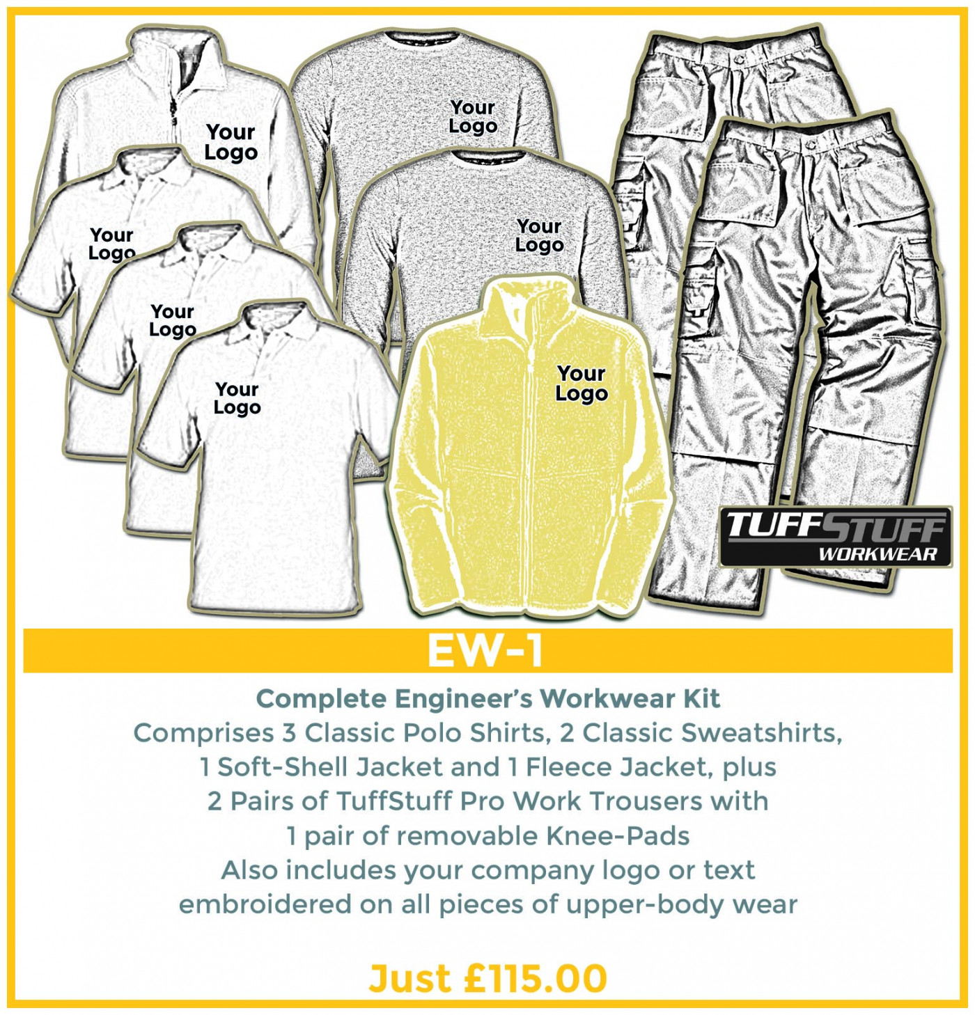 Free Delivery & Embroidery On New Workwear Range