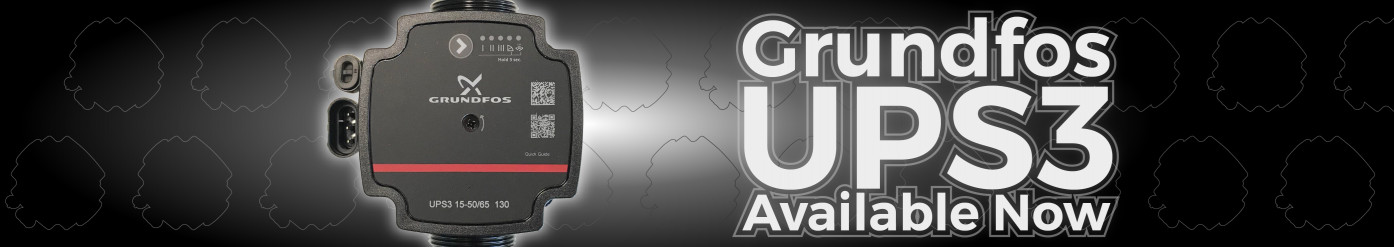 Grundfos UPS 3 Circulating Pumps Available Now!