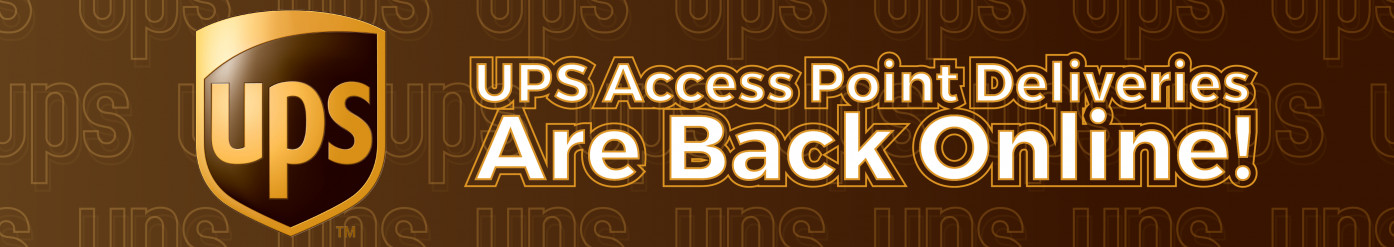 UPS Access Point Delivery Services Are Back Online!