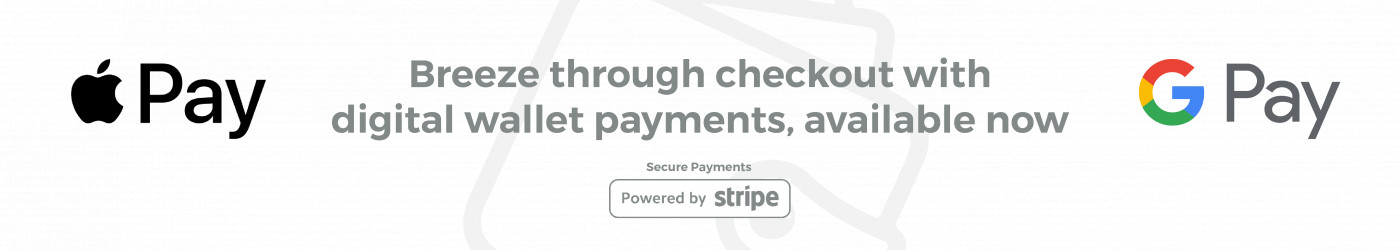 Breeze through checkout with Apple Pay and Google Pay